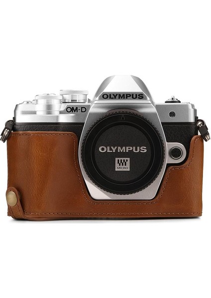 MG1352 Olympus Om-D E-M10 Mark Iıı Deri Kamera Çantası