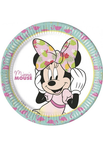 PartiBulutu Minnie Tropical Karton Tabak 8'li