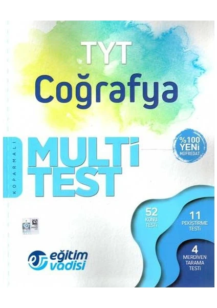 Eğitim Vadisi Yayınları TYT Coğrafya Multi Test 2019 Yeni Müfredat