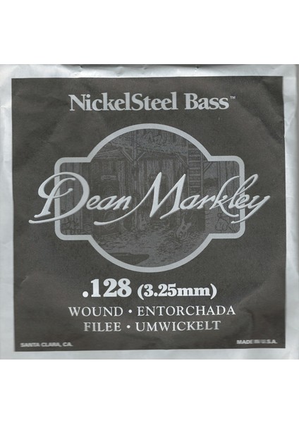 Nickel Steel Bass .128 Bas Gitar Tek Tel