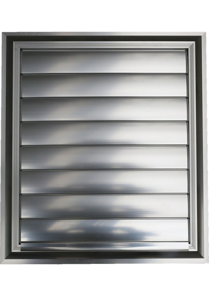 - 40X40 - Banyo Havalandırma Alüminyum Parlak Krom Menfez, Panjur