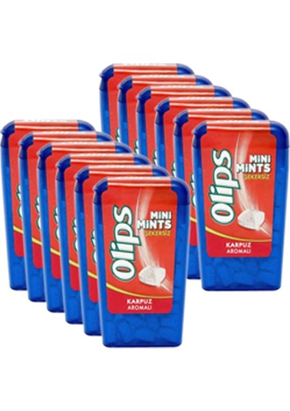 Olips Mini Mints Karpuz 12,5 gr x 12 Li