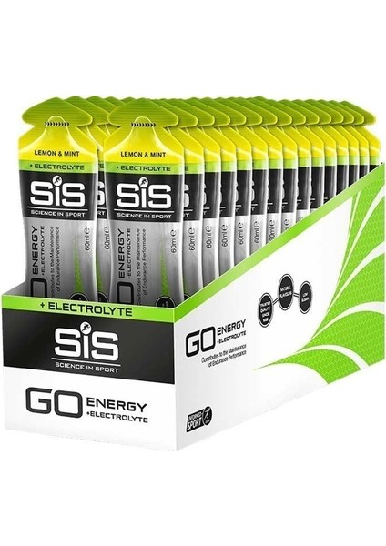 GO Energy + Electrolyte Gel 60 ML 30 Adet Nane Limon