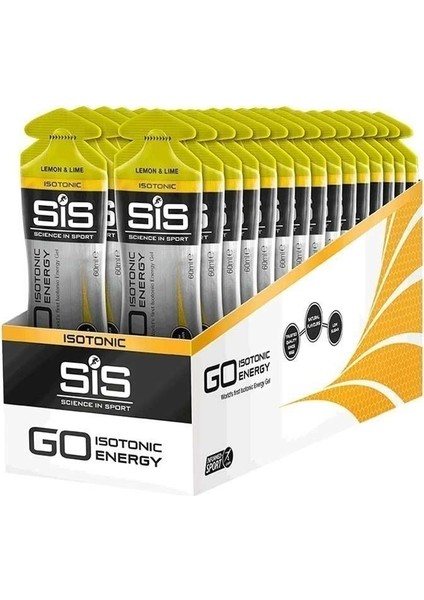 GO Isotonic Energy Gel 60 ML 30 Adet Limon