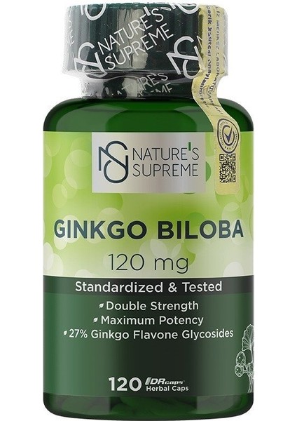 Ginkgo Biloba 120 Mg 120 Kapsül