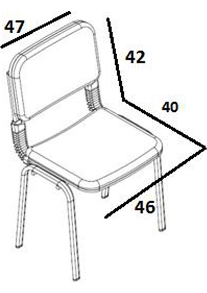 Form Sandalye Bekleme Koltuğu