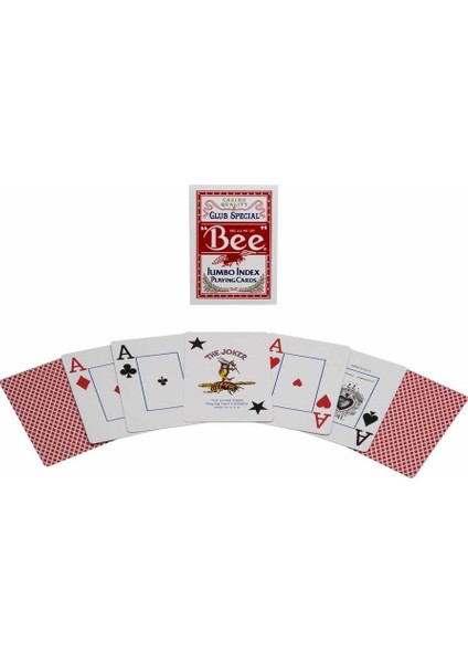 Bee Jumbo İndex Playing Cards (Bee Jumbo Poker Oyun Kartı 2 Paket) modelleri