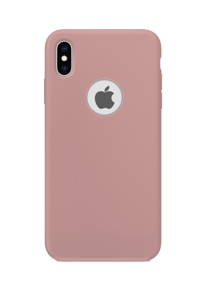 Apple iPhone Xs Max Kılıf Ultra İnce Yumuşak Silikon Premier - Rose Gold