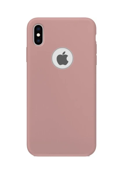 Apple iPhone Xs Max Kılıf Ultra İnce Yumuşak Silikon Premier - Rose Gold