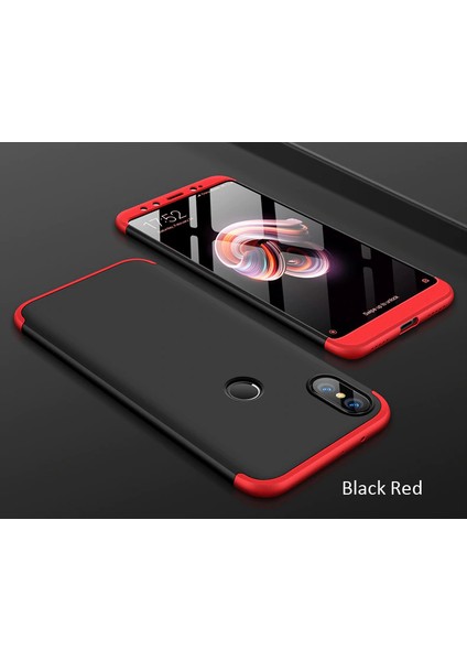 Xiaomi Redmi Note 5 Pro Kılıf Double Dip 360 Protective