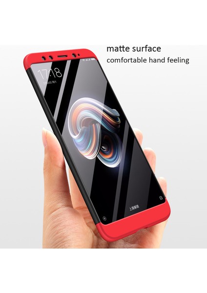 Xiaomi Redmi Note 5 Pro Kılıf Double Dip 360 Protective