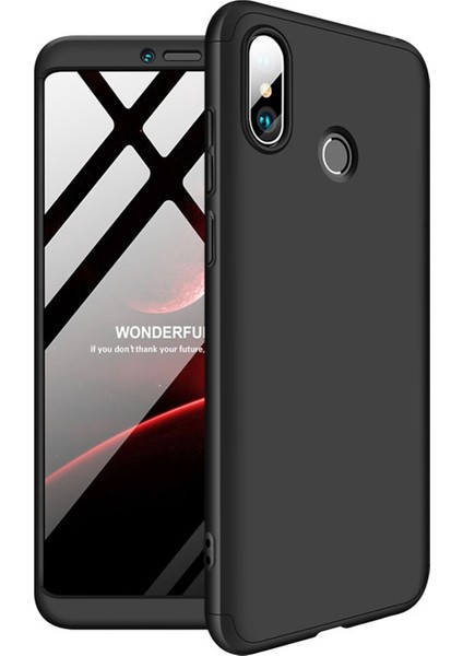 Xiaomi Mi Max 3 Kılıf Double Dip 360 Protective