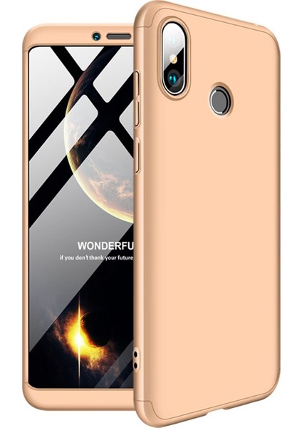 Xiaomi Mi Max 3 Kılıf Double Dip 360 Protective