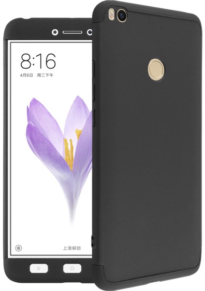 Xiaomi Mi Max 2 Kılıf Double Dip 360 Protective