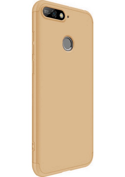 Huawei Y7 2018 Kılıf Double Dip 360 Protective