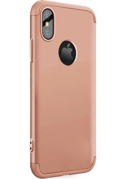 Apple iPhone XS Kılıf Double Dip 360 Protective