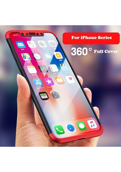 Apple iPhone XS Kılıf Double Dip 360 Protective