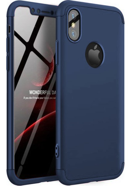 Apple iPhone XS Kılıf Double Dip 360 Protective