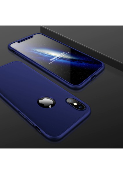 Apple iPhone XS Kılıf Double Dip 360 Protective