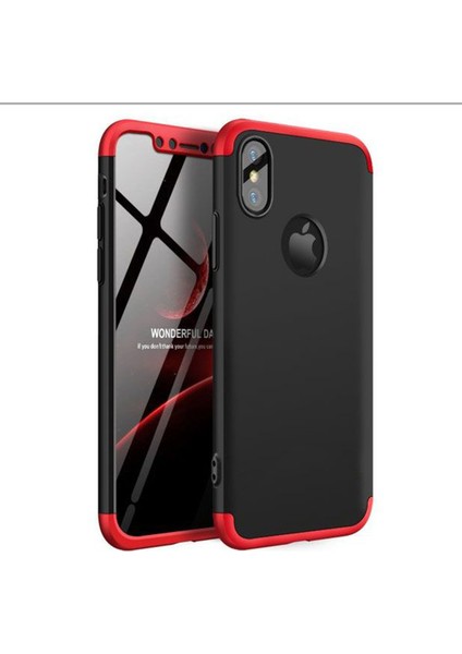 Apple iPhone X Kılıf Double Dip 360 Protective