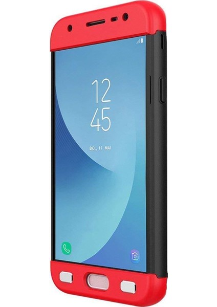 Samsung Galaxy J7 Pro Kılıf Double Dip 360 Protective