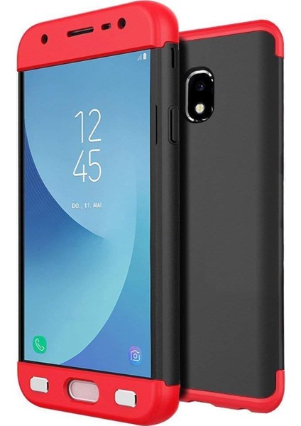 Samsung Galaxy J7 Pro Kılıf Double Dip 360 Protective
