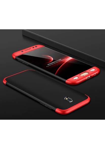 Samsung Galaxy J7 Pro Kılıf Double Dip 360 Protective