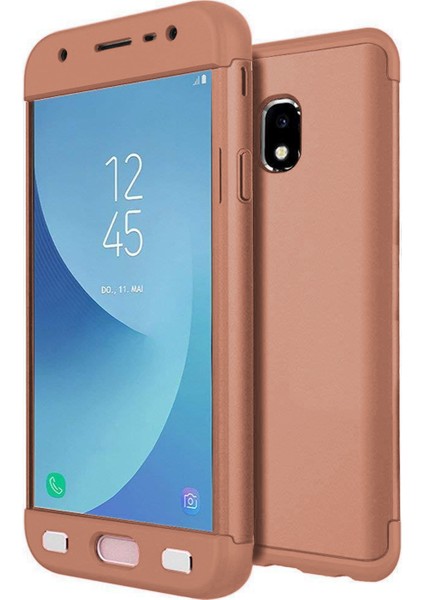 Samsung Galaxy J7 Pro Kılıf Double Dip 360 Protective