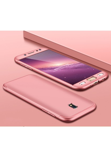 Samsung Galaxy J7 Pro Kılıf Double Dip 360 Protective