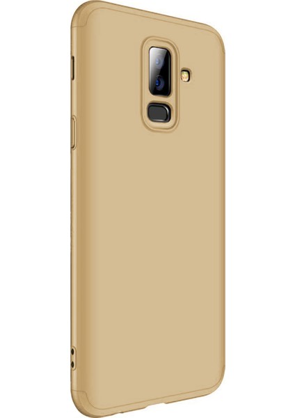 Samsung Galaxy J8 Kılıf Double Dip 360 Protective