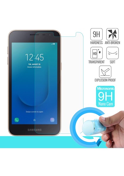 Samsung Galaxy J2 Core Nano Cam Ekran koruyucu