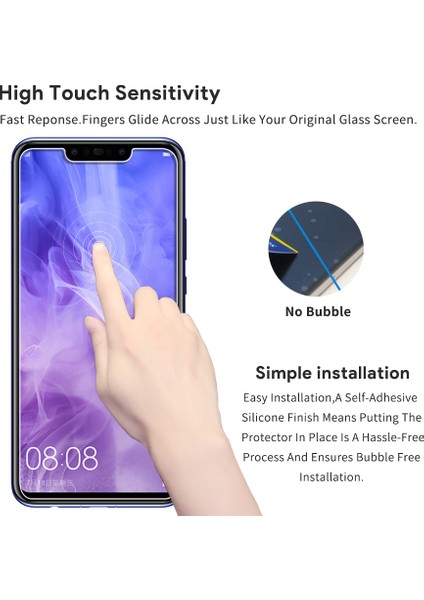 Huawei Honor Play Temperli Cam Ekran Koruyucu