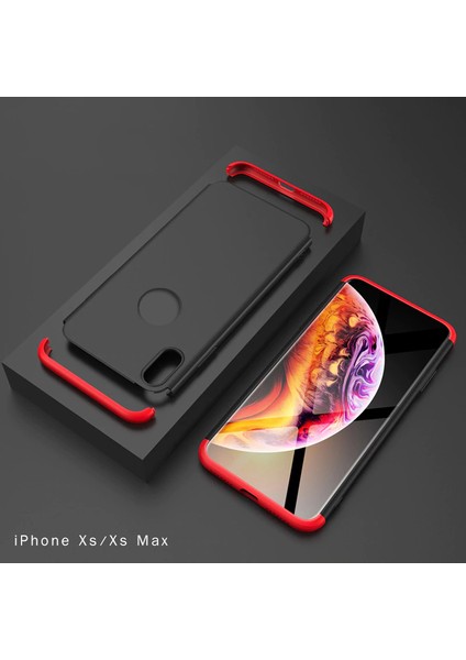 Apple iPhone XS Max (6.5'') Kılıf Double Dip 360 Protective