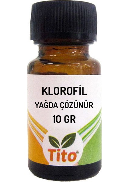 Y10 Klorofil (Yağda Çözünür) %10'luk 10 ml
