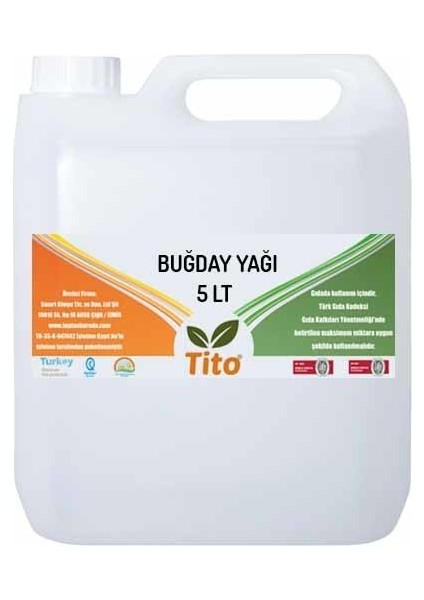 Buğday Yağı (Soğuk Sıkım) 5 kg
