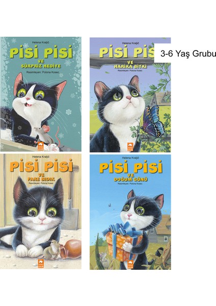 Pisi Pisi Harika Hikayeler 4 Kitap Set