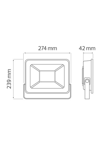 Horoz 100W SMD Led Projektör (Pars-100)  Beyaz