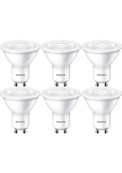 4.7 50W Essential Ledspot Ampul 4.7 50W Gu10 2700K Sarı Isık 10 Adet