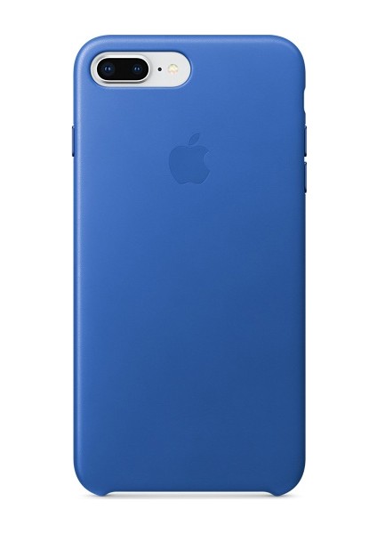 iPhone 8 Plus / 7 Plus Deri Kılıf - Electric Blue