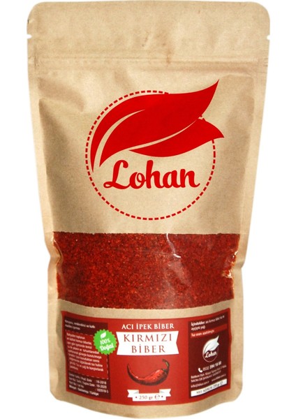 Acı Kırmızı Toz Biber Doğal El Yapımı 250 gr