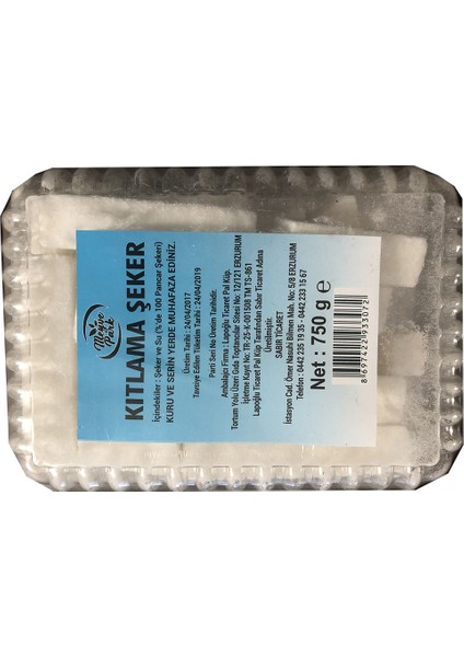 Erzurum Kıtlama Şeker 750 gr fiyatları