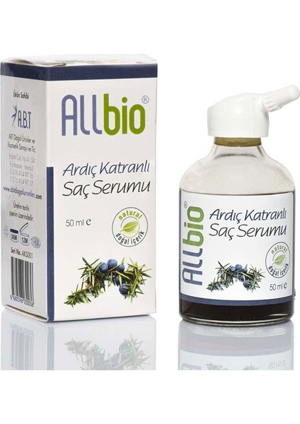 Allbio Ardıç Katranlı Saç Serumu 50 ml