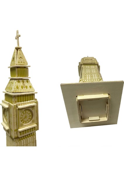 Ahşap 3D Big Ben Jigsaw Puzzle 41 cm fiyatları