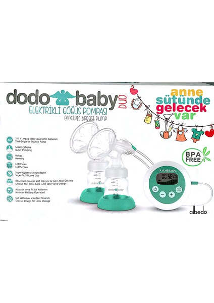 Dodo Baby Elektrikli Göğüs Pompası - İkili