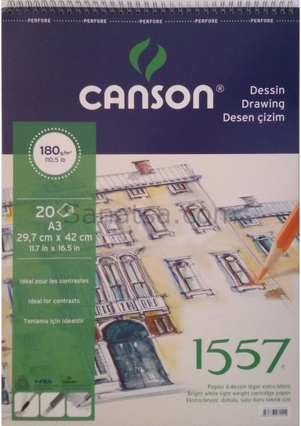Resim Ve Çizim Blok A3 120 Gr 40 Yaprak Üstten Spiralli Fcns12040A3Us