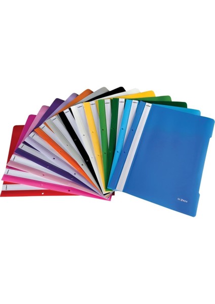 Telli Dosya Plastik A-4 Lila 50 Li (1 Paket 50 Adet)