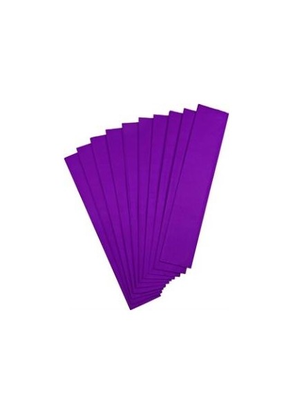 Krepon Kağıdı Mor 10 Lu (1 Paket 10 Adet)