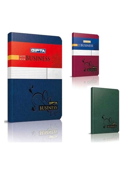 Business Ciltli Defter 20X28 Cm 120 Yaprak Kareli 3-1561000-2011