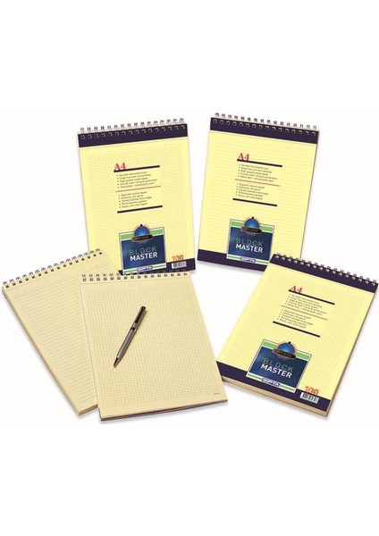 Masters Sert Kapak Defter Spiralli 17X24 Cm 120-4 3-2843000-2011