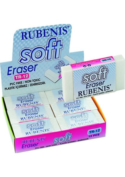 Tr-30 Soft Silgi Beyaz 30 Lu (1 Paket 30 Adet)